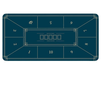 Dezhou playing card pad tablecloth table cushion square round chip rubber cushion playing card table top cushion