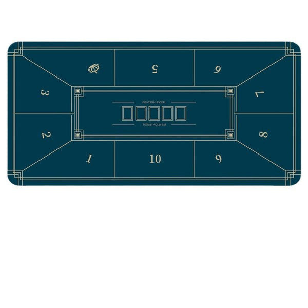 Dezhou playing card pad tablecloth table cushion square round chip rubber cushion playing card table top cushion