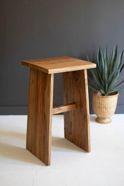 TEAKWOOD BAR STOOL