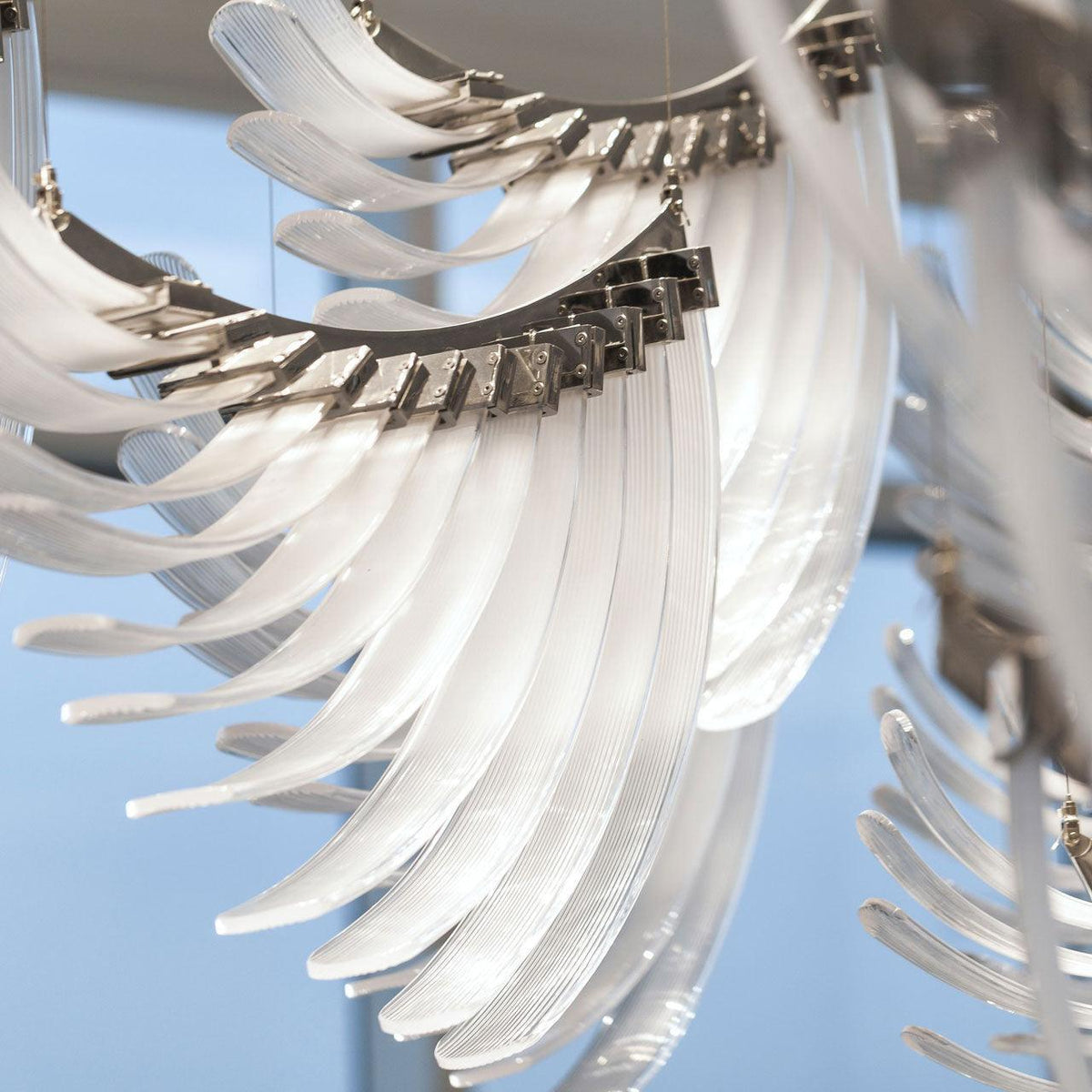 DIY Bird Feather Wings Chandelier