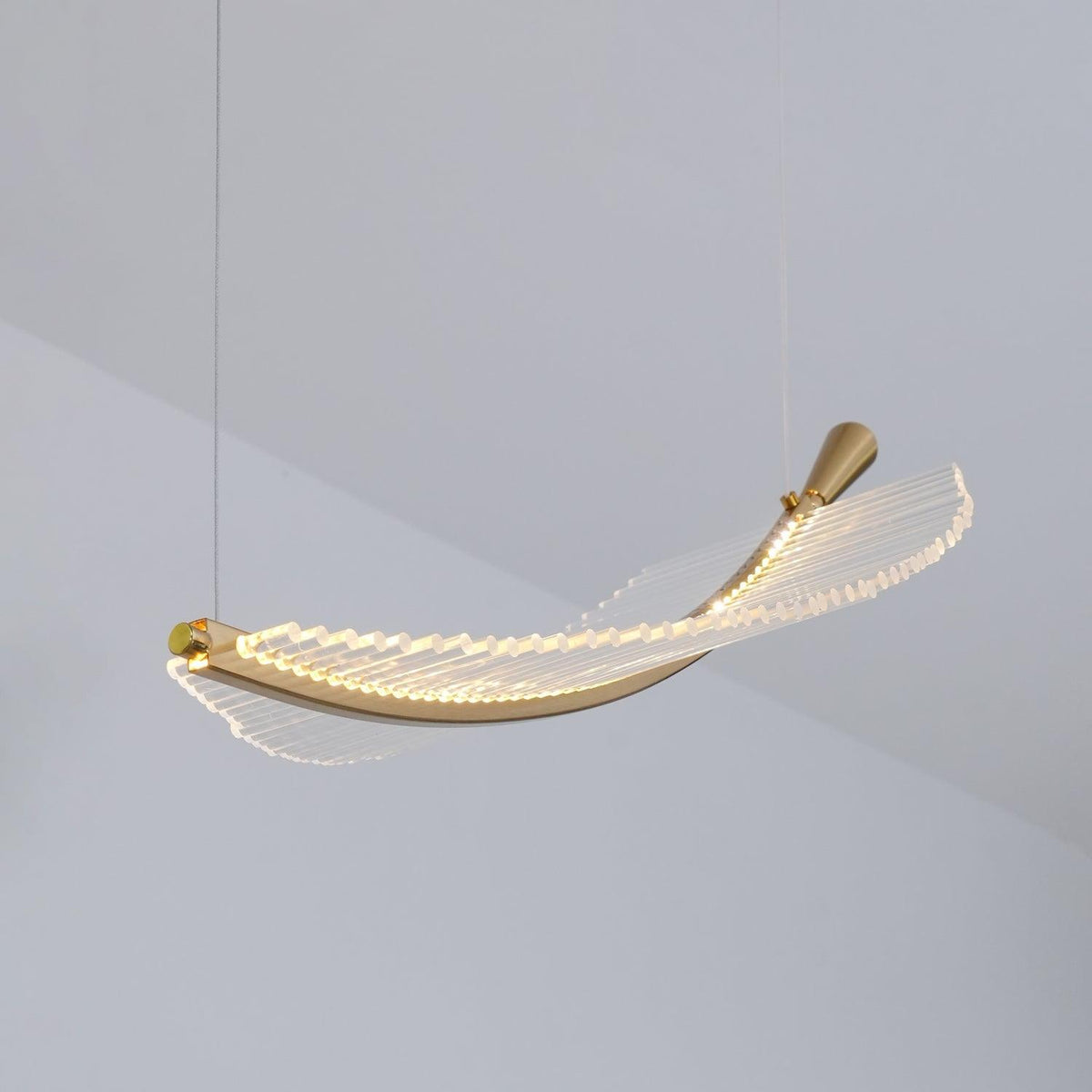 DIY Leaf LED Chandelier