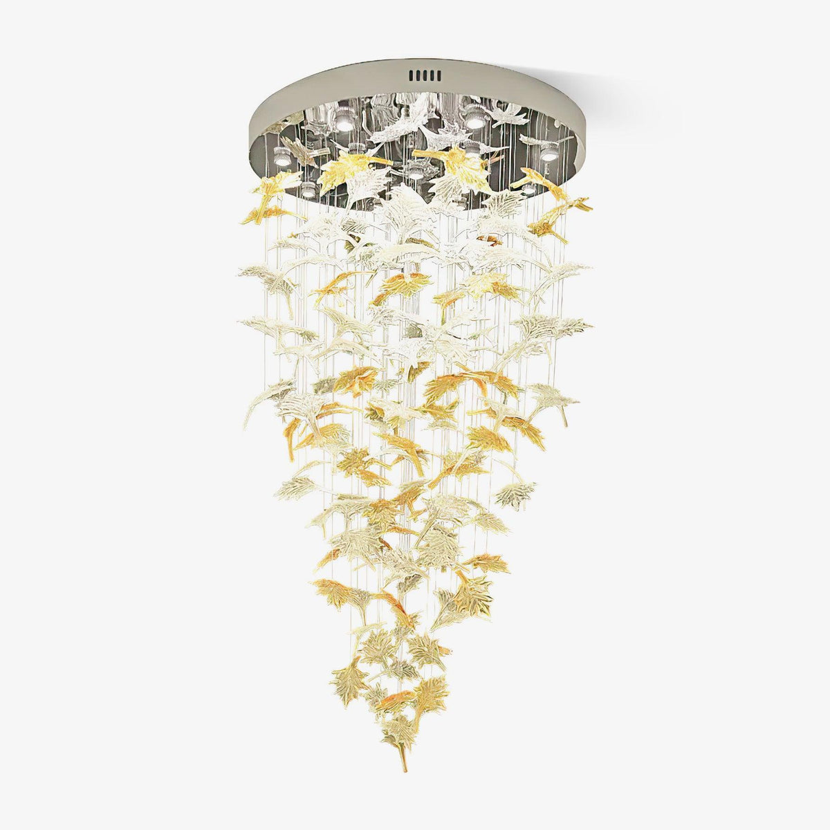 DIY Maple Leaf Chandelier