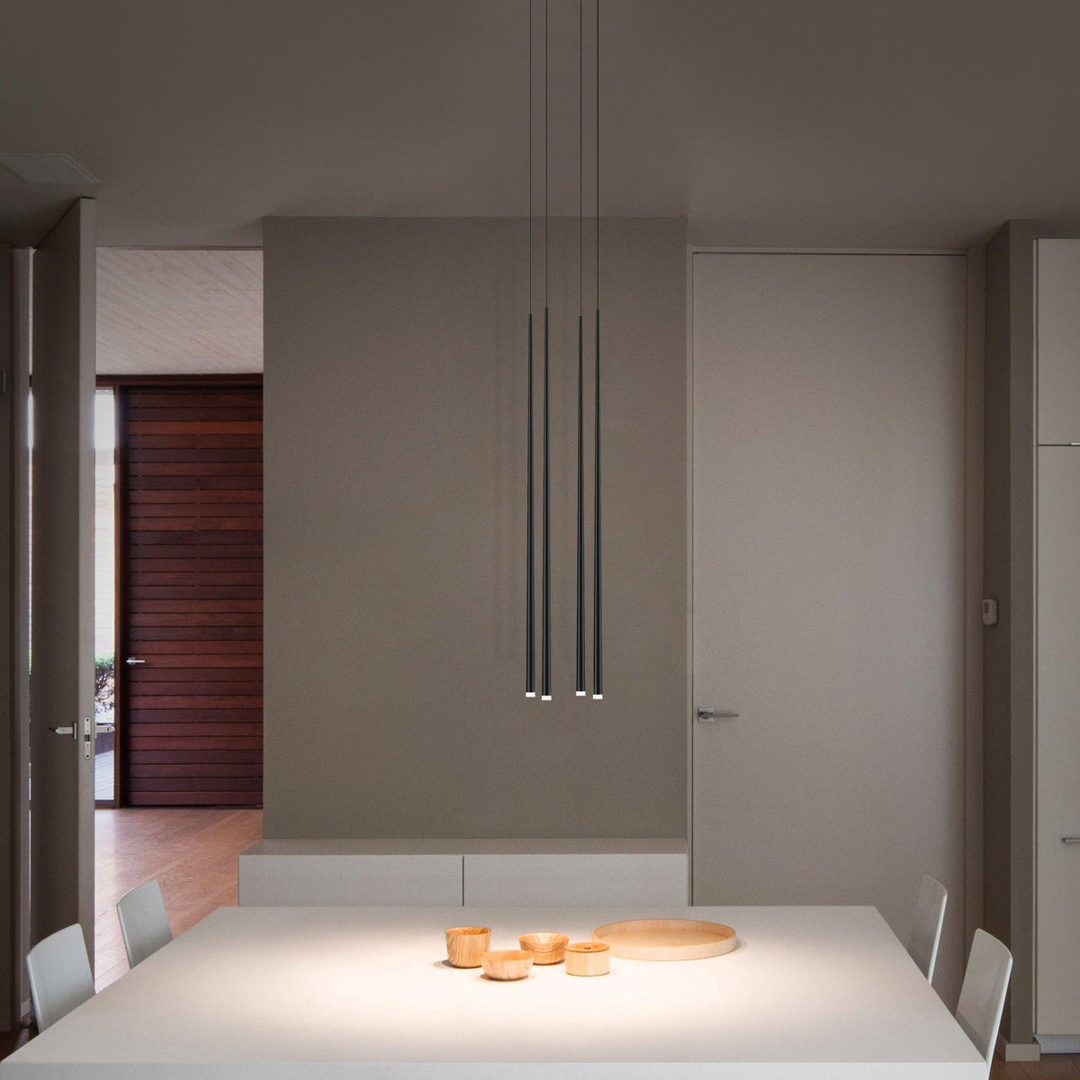 DIY Slender Cone Chandelier