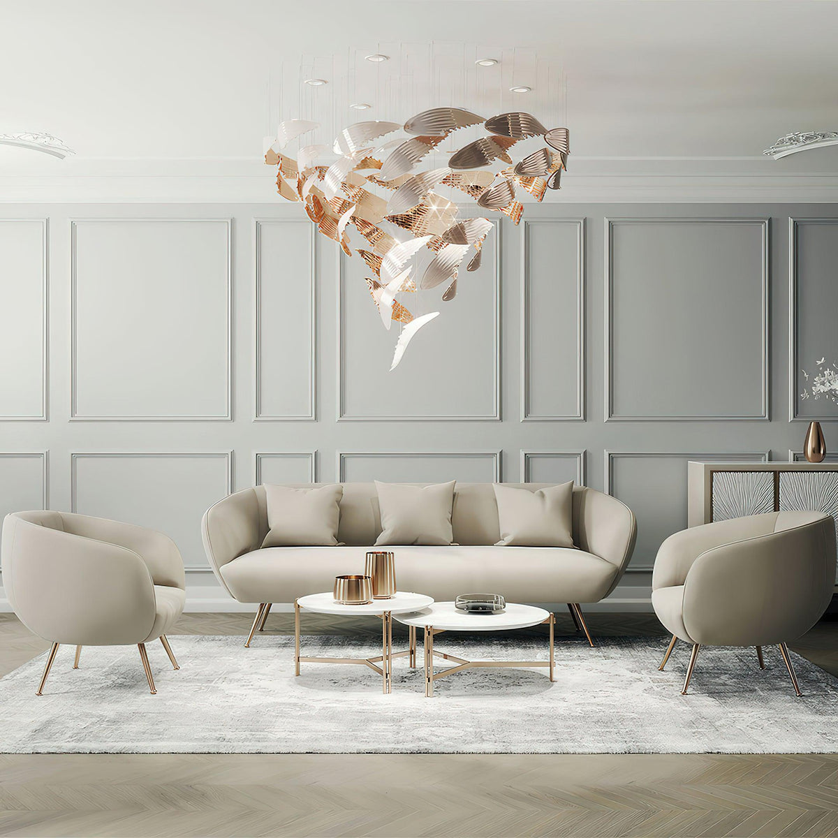 DIY Bennett Chandelier
