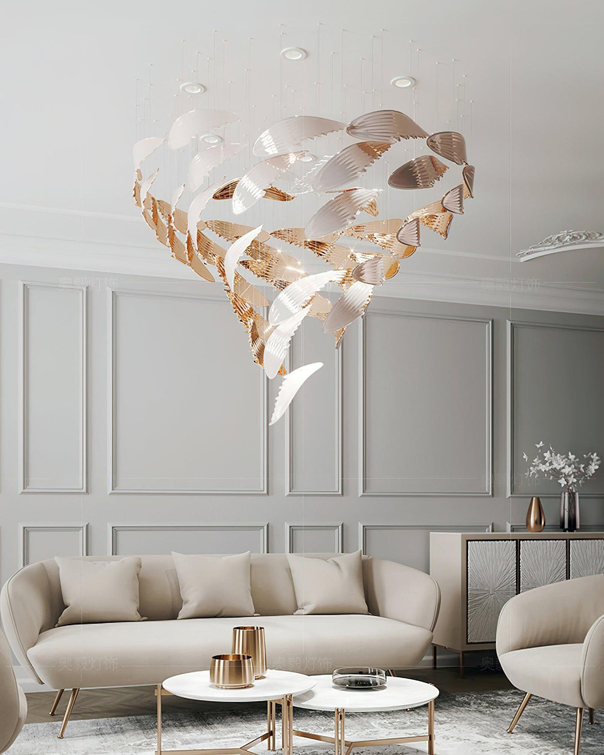 DIY Bennett Chandelier