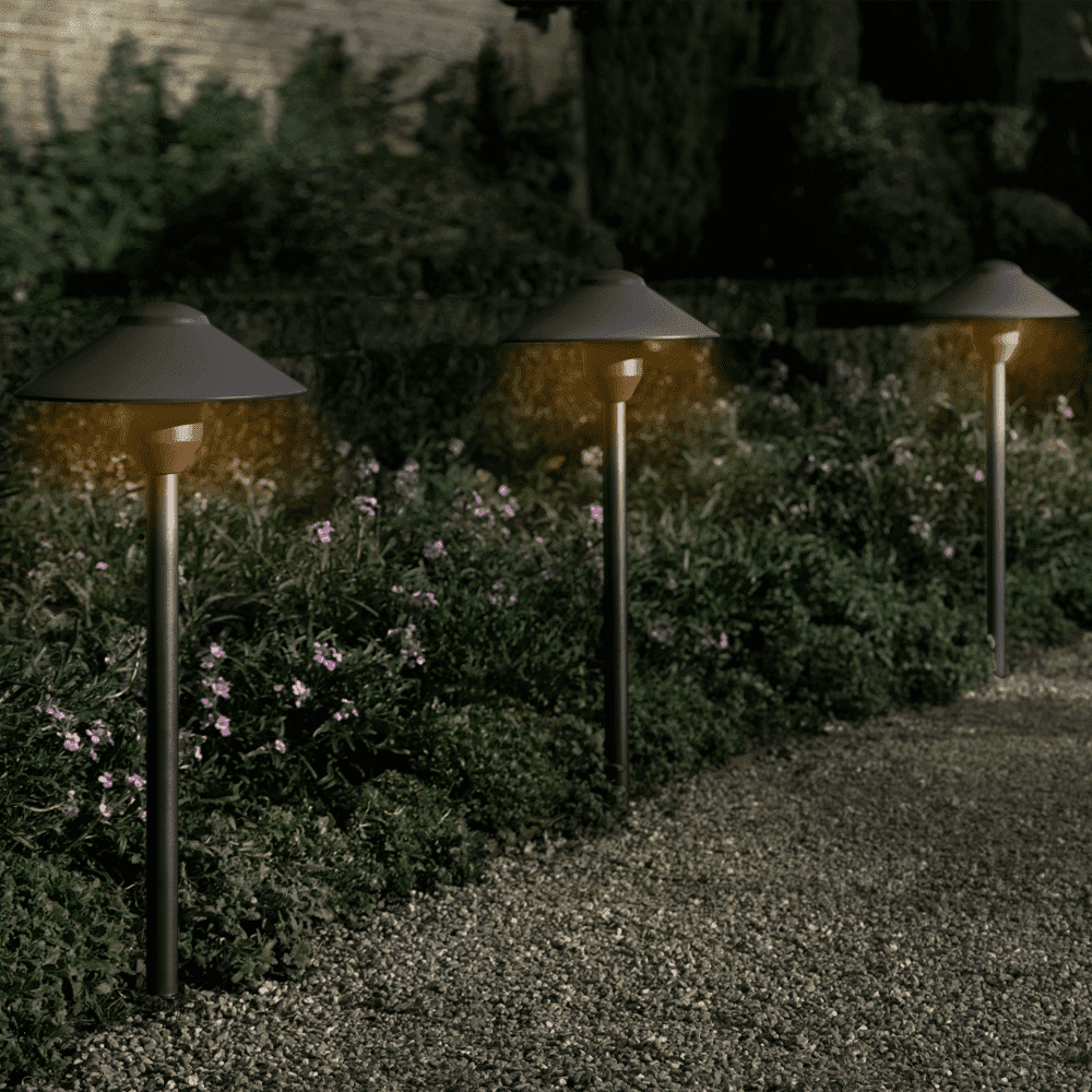 DL03 12V AC/DC Aluminum Low Voltage Landscape Lighting Mushroom Path Light G4 Socket