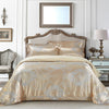 Dolce Mela Queen Luxury Jacquard Duvet Cover Set - Verona