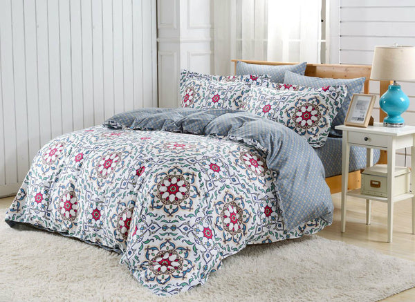 Dolce Mela Queen 6 Pieces Duvet Covet Set - Lanzarote - Gifts for You 'n Me