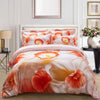 Dolce Mela Queen Floral Bedding Duvet Cover Set - April