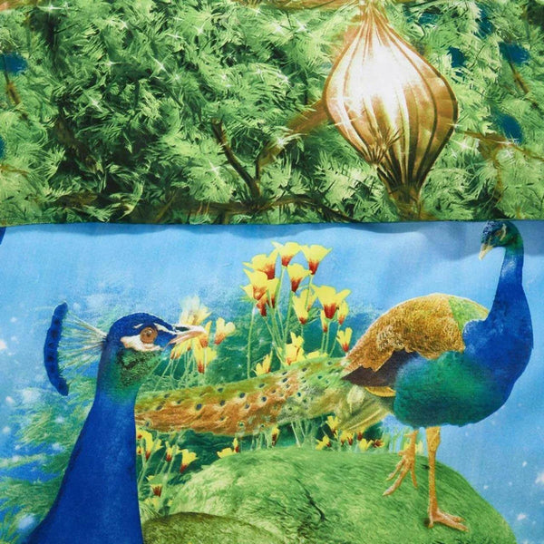 Dolce Mela Pictorial Bedding Duvet Cover Set - Peafowl - Gifts for You 'n Me
