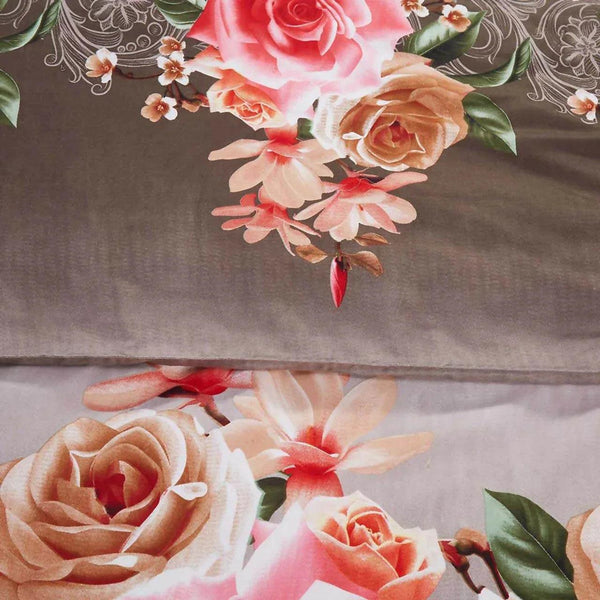 Dolce Mela Floral Bedding Duvet Cover Set - Rose Medley - Gifts for You 'n Me