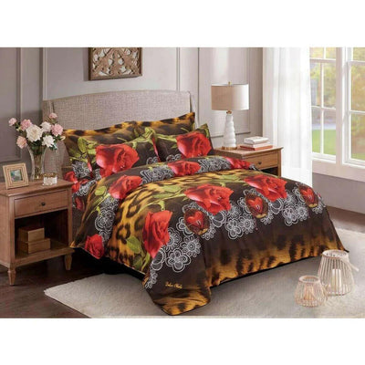 Dolce Mela Floral Bedding Duvet Cover Set - Passion