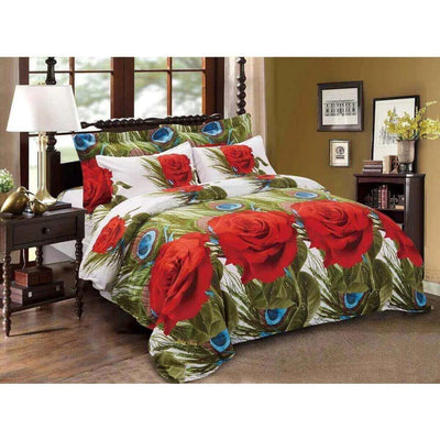 Dolce Mela Floral Bedding Duvet Cover Set - Romeo