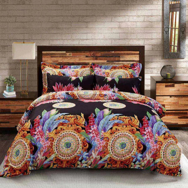 Dolce Mela Queen Floral Bedding Duvet Cover Set - Gifts for You 'n Me