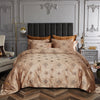 Dolce Mela Queen Size Duvet Cover Set, 6 Piece Luxury Jacquard Bedding - Los Angeles