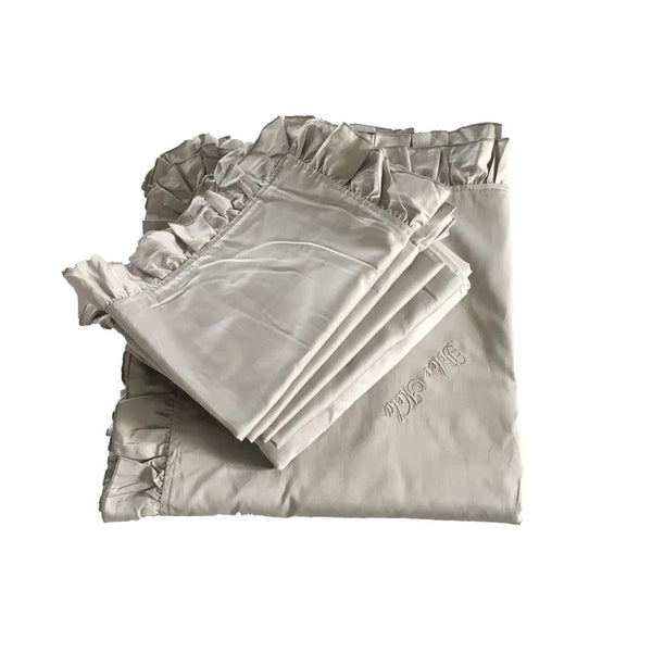Dolce Mela Ruffle Bedding Luxury Duvet Cover Set - Alexander - Gifts for You 'n Me