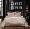 Dolce Mela 6 Pieces Luxury Jacquard Duvet Cover Set - Nantes