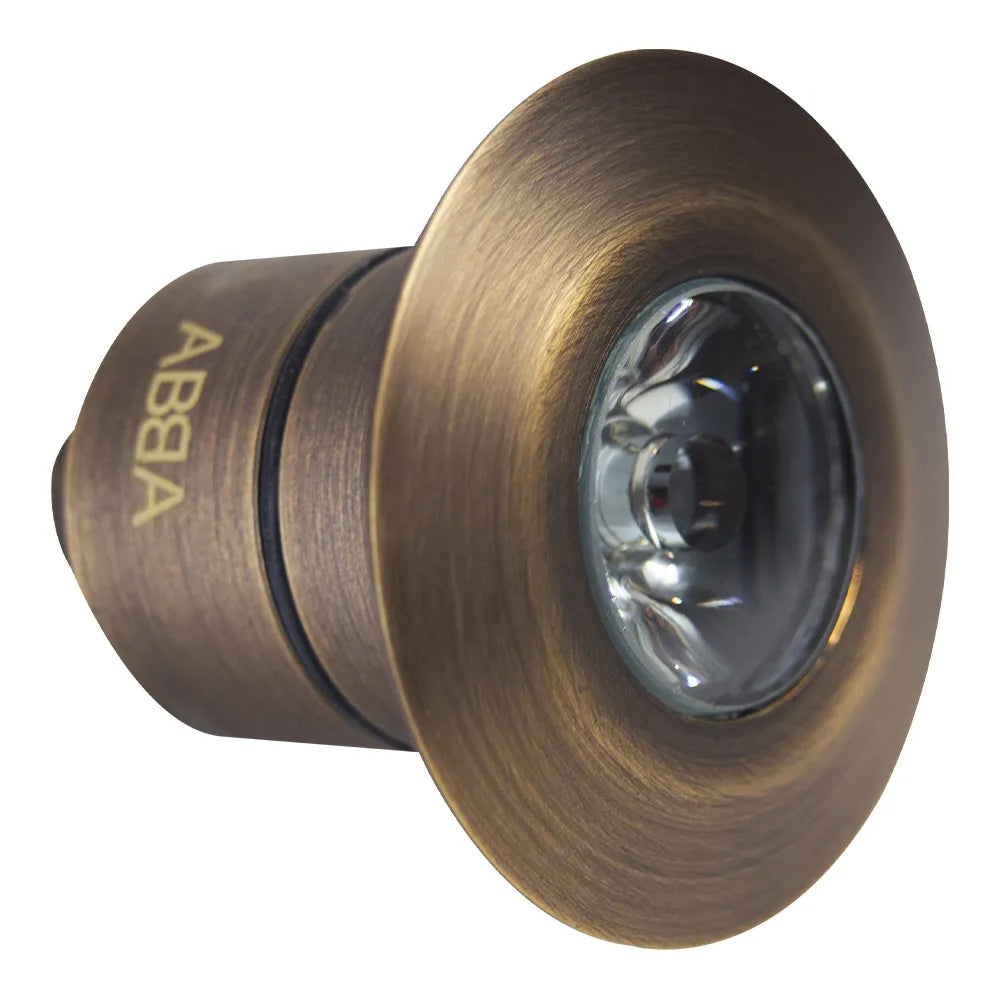 DMB52 1.5W 12V Low Voltage 3000K Warm White Integrated LED Landscape In-ground Brass Waterproof Well Lights Fixture