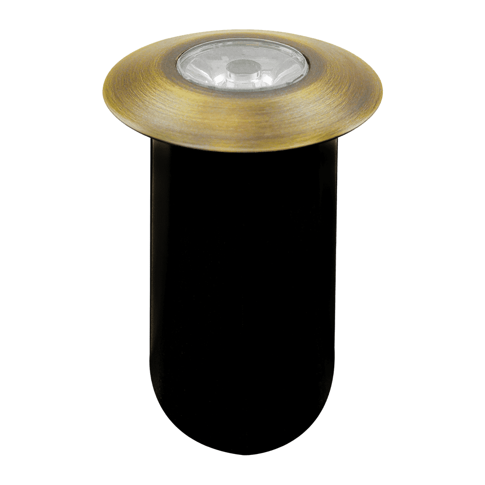 DMB52 1.5W 12V Low Voltage 3000K Warm White Integrated LED Landscape In-ground Brass Waterproof Well Lights Fixture