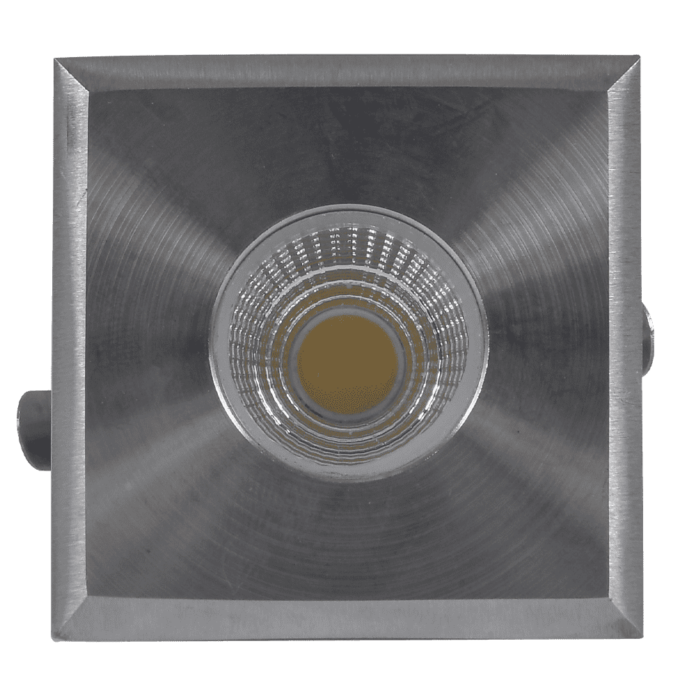 DMS52 3W COB LED 12V Low Voltage Square Top Stainless Steel Waterproof In-Ground Landscape Well Light