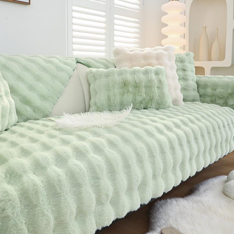 Non-slip Faux Fur Sofa Cover – Super Soft, Fluffy, and Stylish Couch Covers II