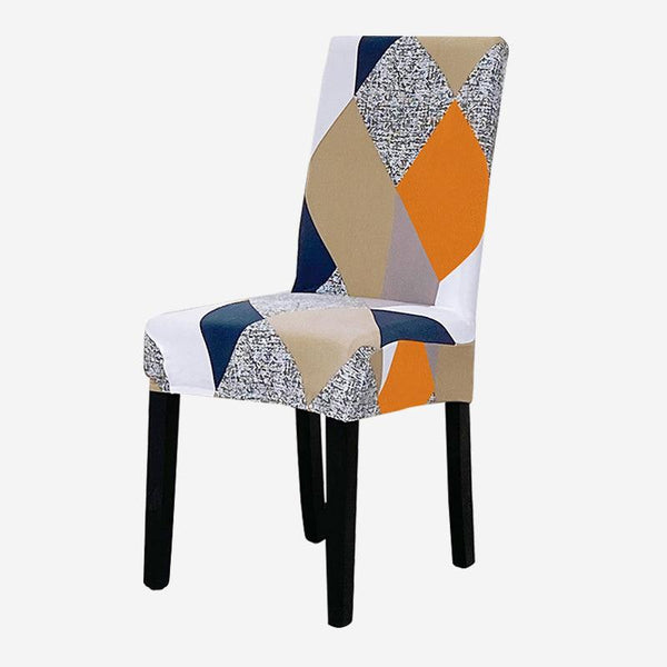 KAS Geometry Chair Cover Elastic Chair Covers Spandex Stretch Anti-dirty Removable Dining Office Chair Case