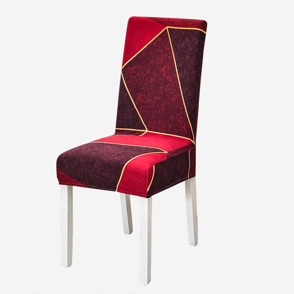 KAS Geometry Chair Cover Elastic Chair Covers Spandex Stretch Anti-dirty Removable Dining Office Chair Case