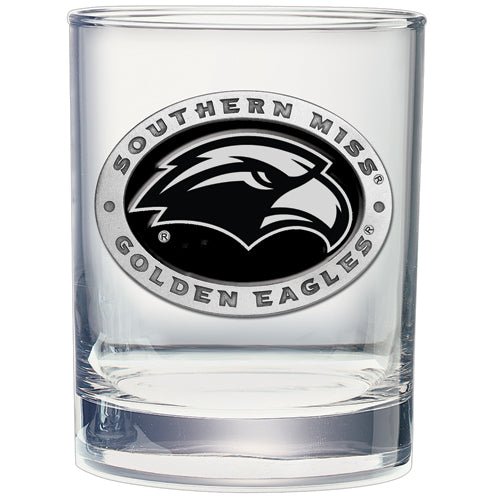 University of Southern Mississippi Double Old Fashioned Glass