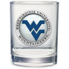 West Virginia University Double Old Fashioned Glass