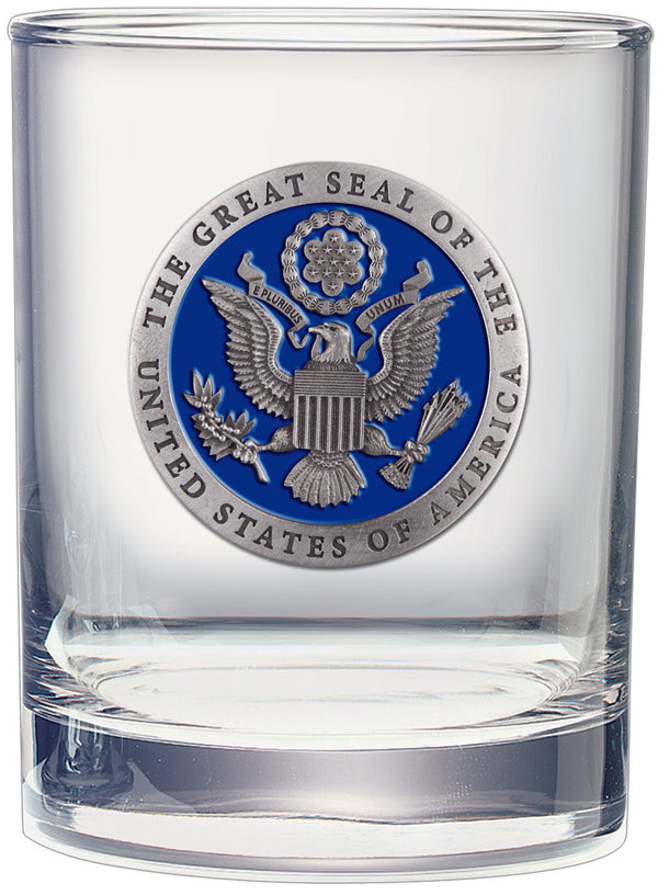 Great Seal of USA Double Old Fashioned Glass