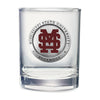 Mississippi State Baseball Logo Old Fashioned Glass