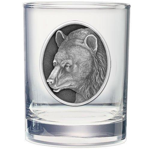 Black Bear Double Old Fashioned Glass