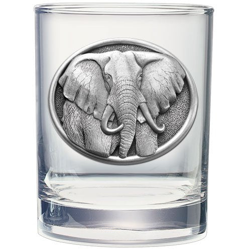 Elephant Double Old Fashioned Glass