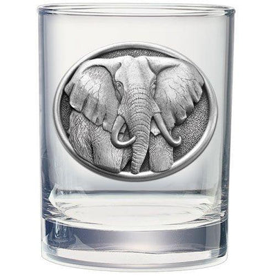 Elephant Double Old Fashioned Glass