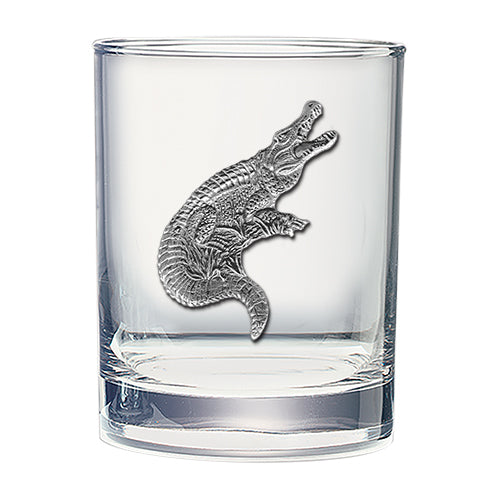 Alligator Double Old Fashioned Glass