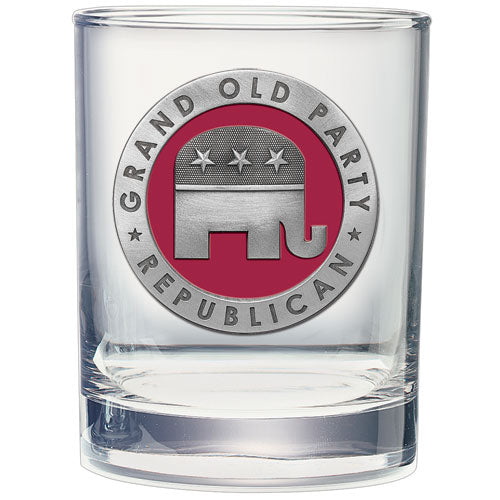 Republican Double Old Fashioned Glass