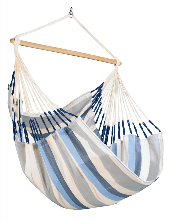 Domingo Sea Salt - Weather-Resistant Comfort Hammock Chair LA SIESTA