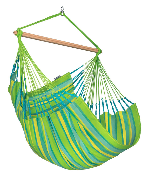 Domingo Lime - Weather-Resistant Comfort Hammock Chair LA SIESTA