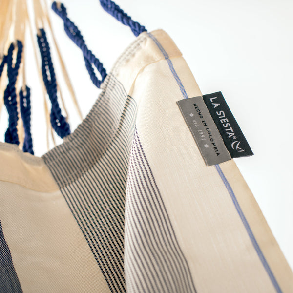 Domingo Sea Salt - Weather-Resistant Basic Hammock Chair LA SIESTA
