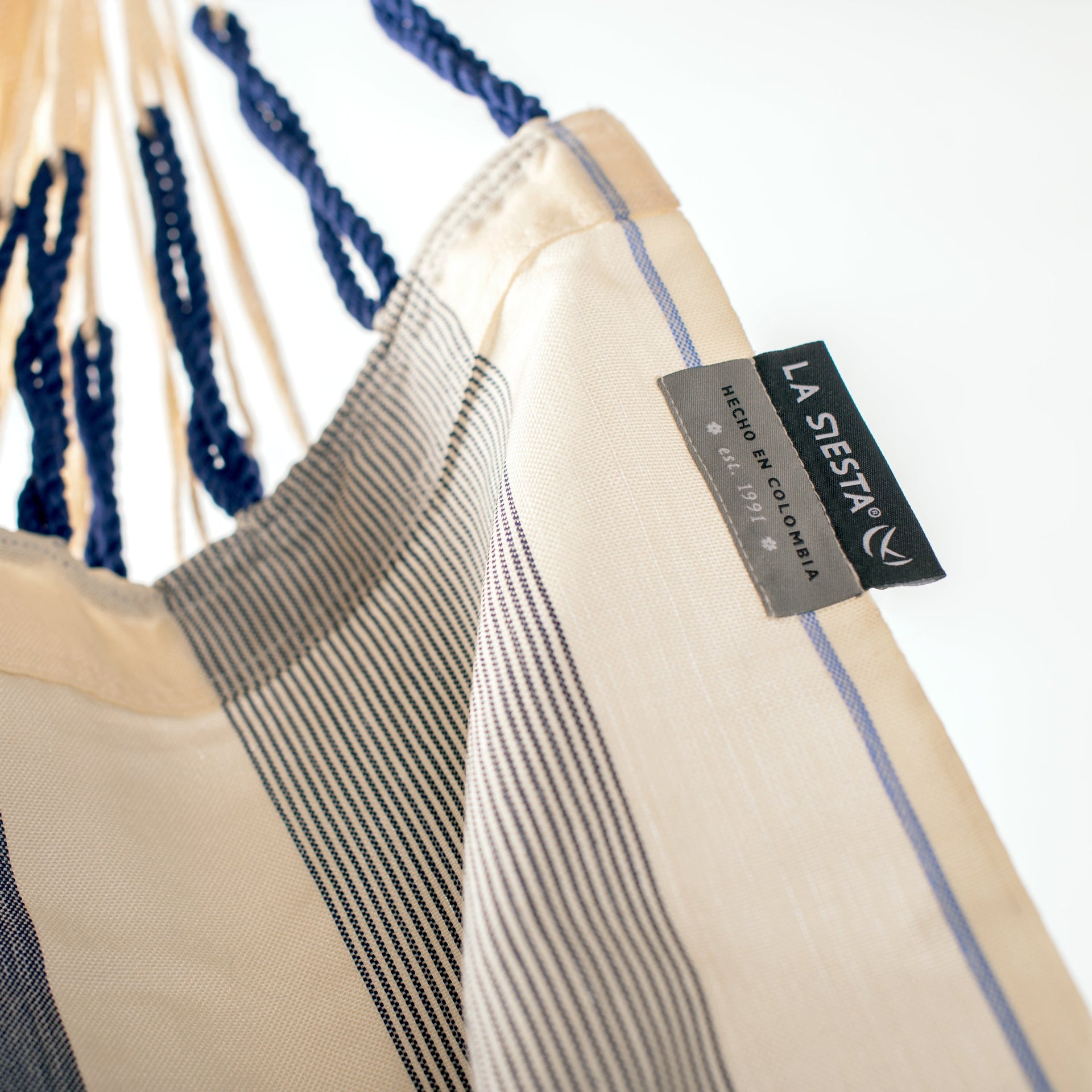 Domingo Sea Salt - Weather-Resistant Comfort Hammock Chair LA SIESTA