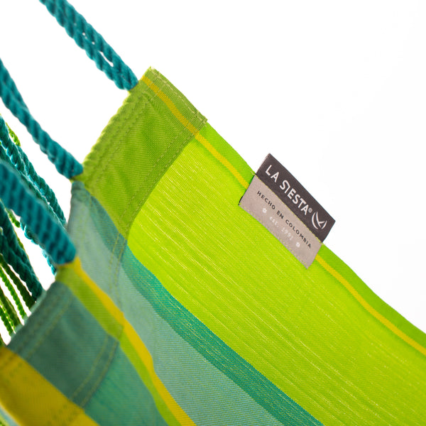Domingo Lime - Weather-Resistant Basic Hammock Chair LA SIESTA