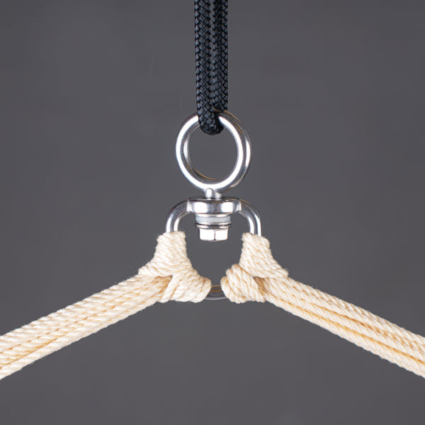 Domingo Sea Salt - Weather-Resistant Comfort Hammock Chair LA SIESTA