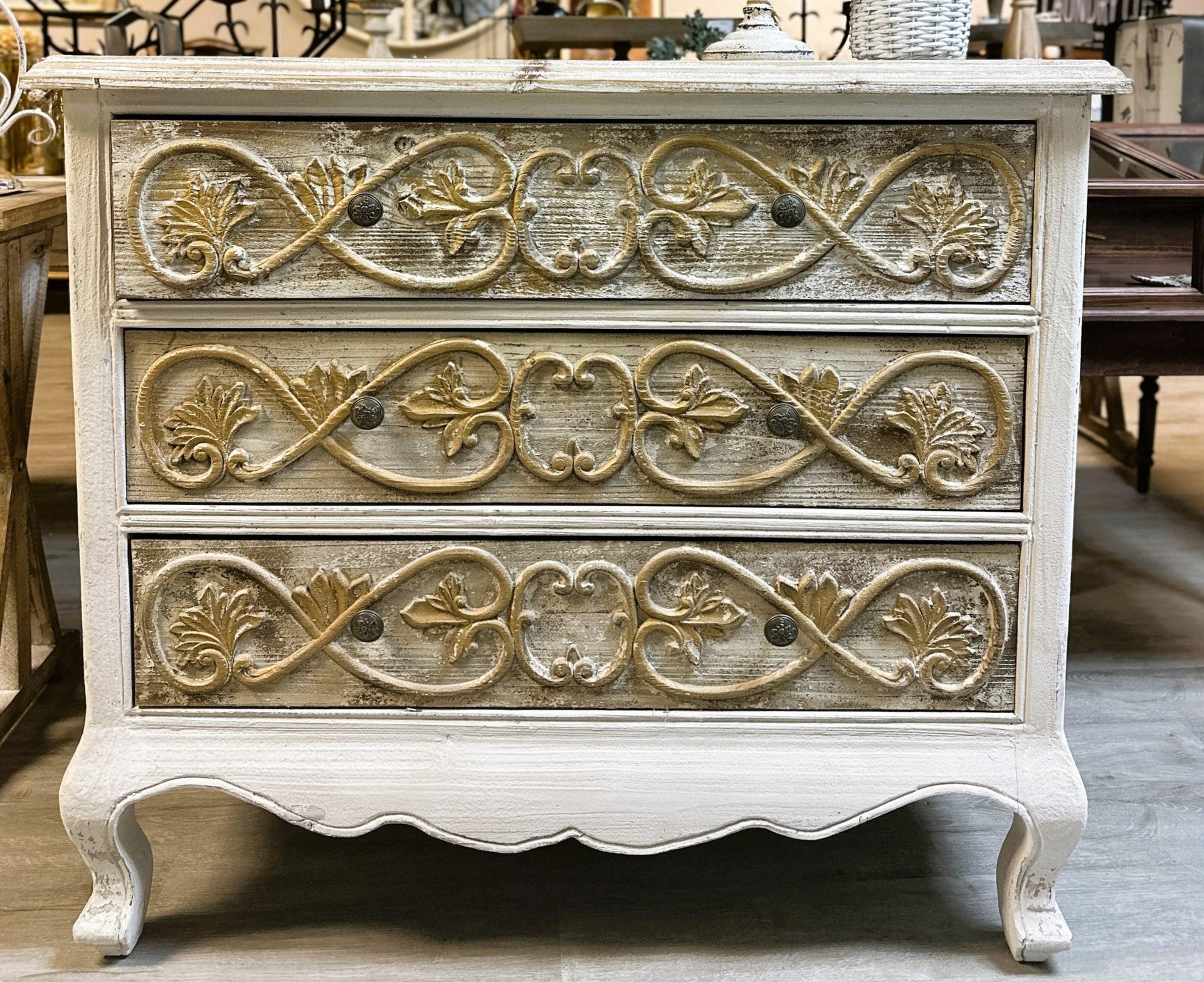 Three Tiers Vintage French Style Chest