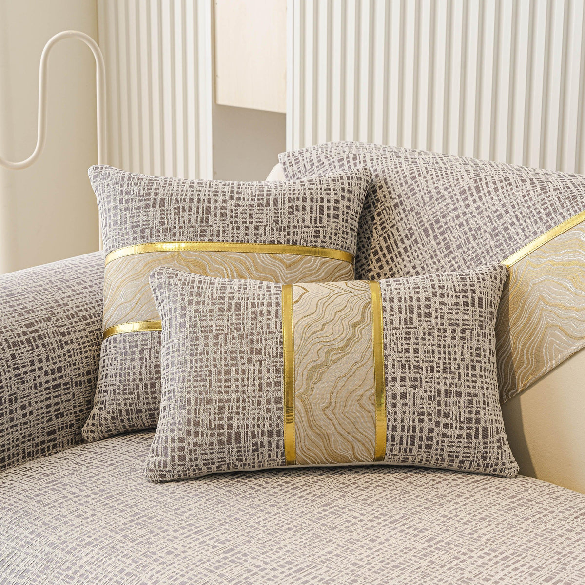 Modern Non-Slip Couch Slipcover, Soft, Durable & Washable Furniture Protector