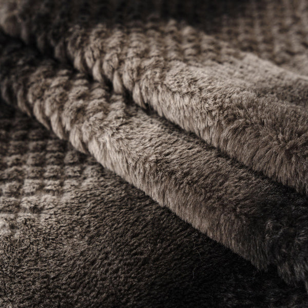 Faux Fur Sofa Cover Washable Furniture Protector for Sectional Warm & Fuzzy Slipcover