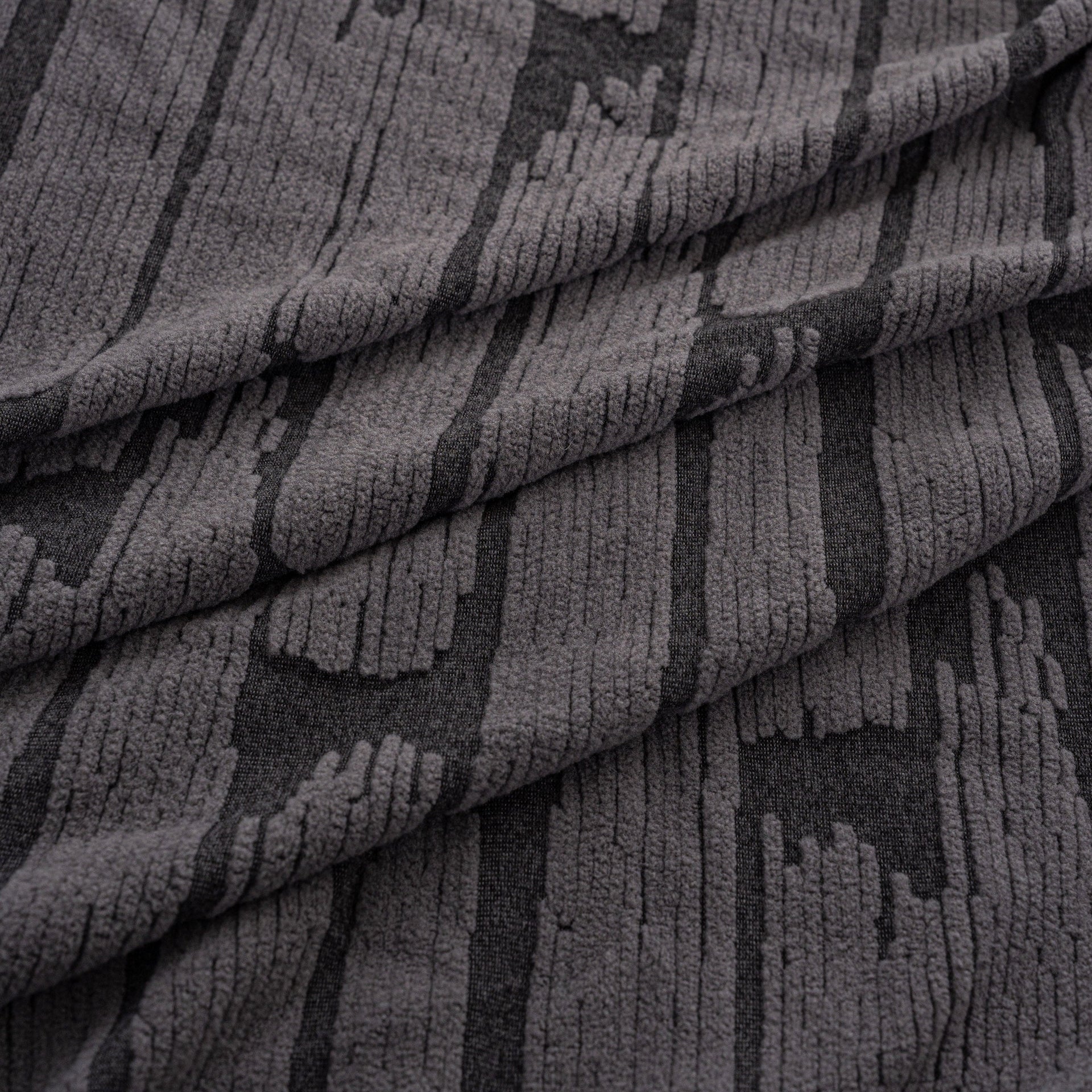 Plush Fleece Stretch Sofa Cover, Super Soft Textured Geometric Couch Slipcover