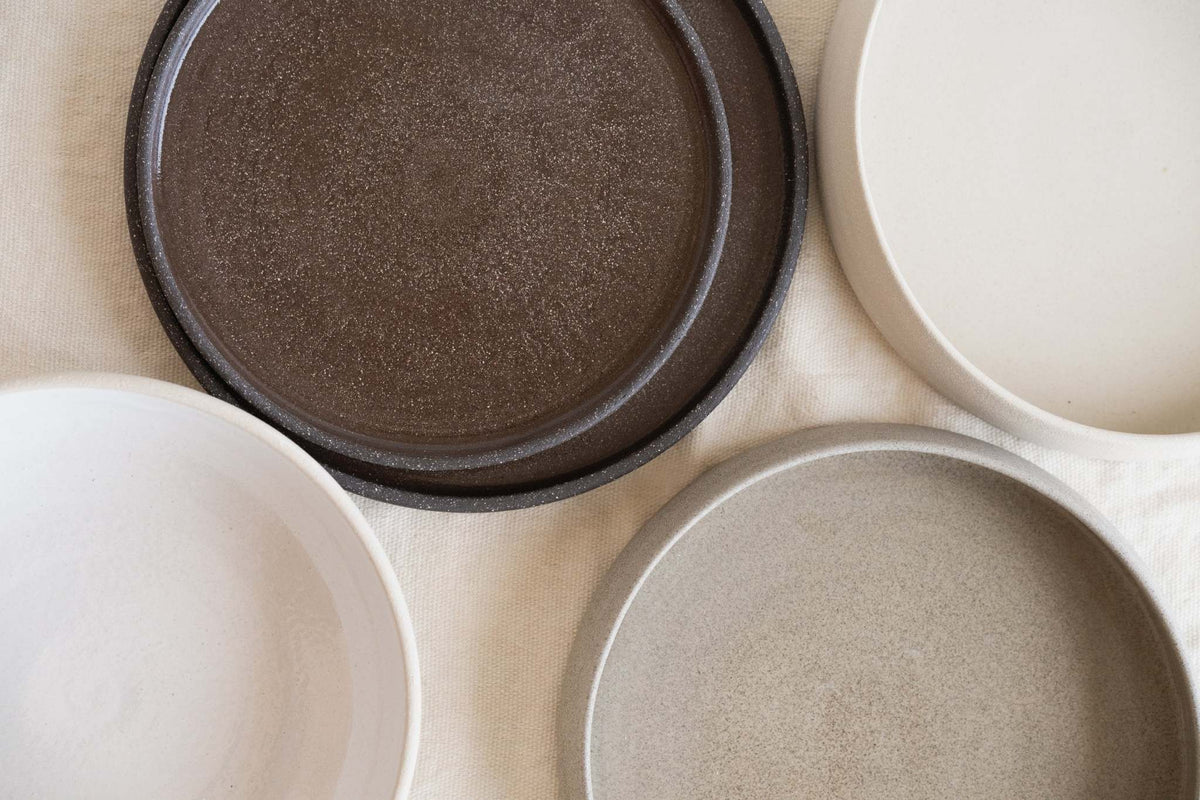 Handmade Stoneware Dinner Plates 