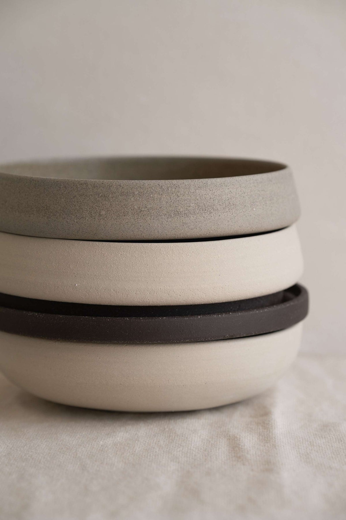 Handmade Stoneware Dinner Plates 