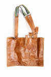 Goat Leather Tote - Leather / Macrame