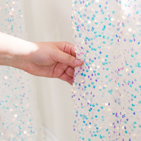 Ballgown Glam Sparkle Sequins Window Curtain Panel